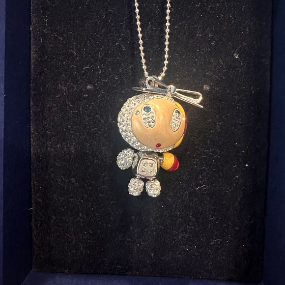RARE Swarovski Erika crystal pendant with bow - Picture 2 of 5